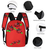 Critter Kicks Red Lady Bug Girls Backpack Set Three Piece Set Combination