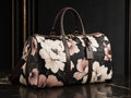 Rich and Rich JetSet Journey Black Floral Large Capacity Duffle Bag