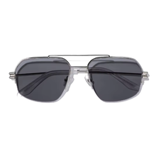 Load image into Gallery viewer, Bold Black Aviator Sunglasses
