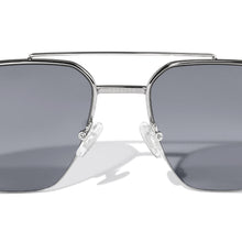 Load image into Gallery viewer, Bold Black Aviator Sunglasses
