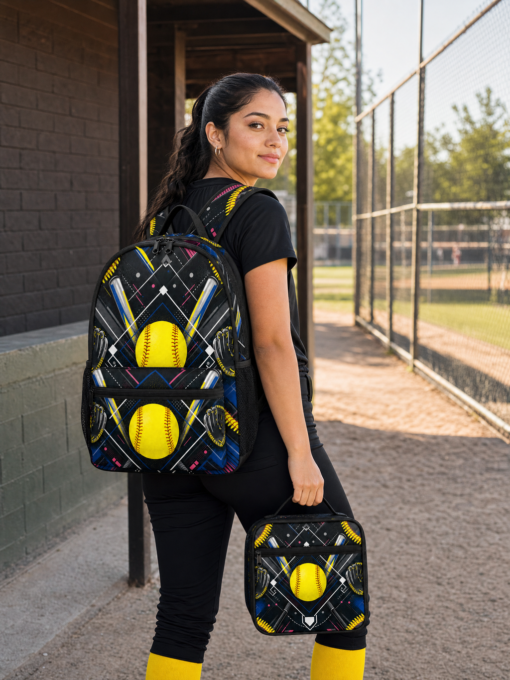 Rich and Rich Sport Utility Softball Three Piece  Combination Set