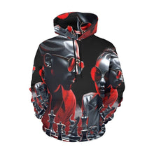 Load image into Gallery viewer, R&amp;RH Chess Game Women&#39;s Black Hoodie
