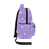 a Y2K Pop Girls Lavendar Large Capacity Backpack