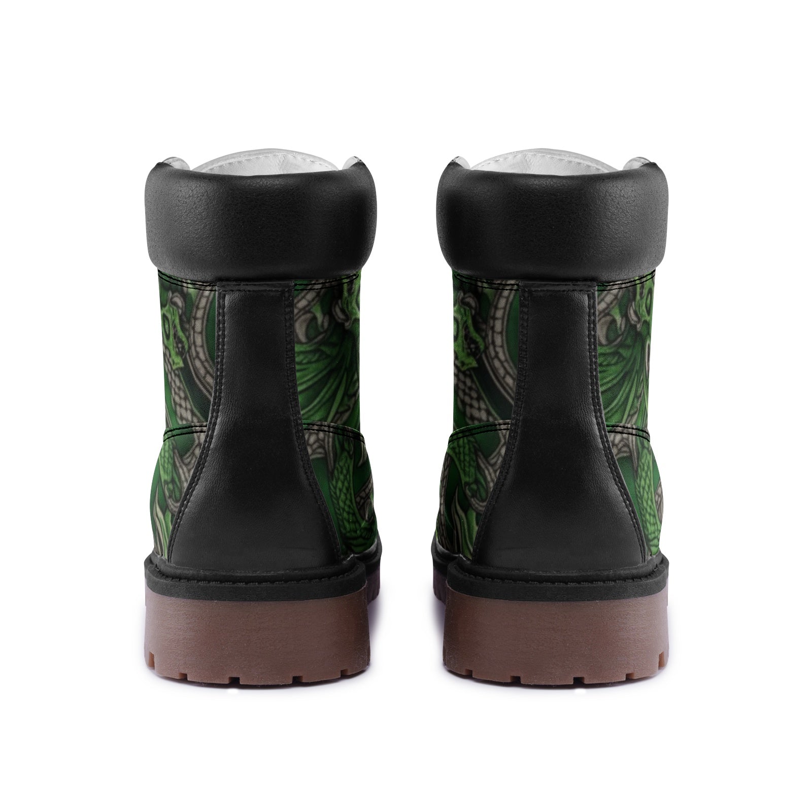 Rich and Rich Unisex Green Viper Premium Lightweight Microfiber Leather Chukka Boots