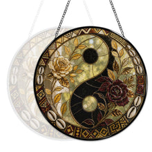 Load image into Gallery viewer, Rich and Rich Harmony Heritage Yin Yang Glass Suncatcher
