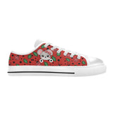 Critter Kicks Ladybug Mouse Girls Red Low Top Sneakers