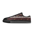 Rich and Rich Men’s Burgundy Piano/Saxophone Low-Top Sneakers