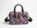 Rich and Rich Purple Abstract Women's Mini Denbigh Duffle Bag - Rich and Rich Homeopportunities
