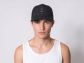 R&RH Geometric Sandwich Peak Unisex Black Cap - Rich and Rich Homeopportunities