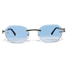 Load image into Gallery viewer, Carter Bleu Metal Frameless Sunglasses
