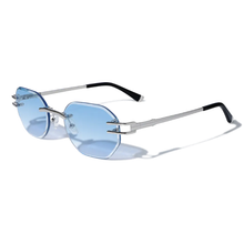 Load image into Gallery viewer, Carter Bleu Metal Frameless Sunglasses
