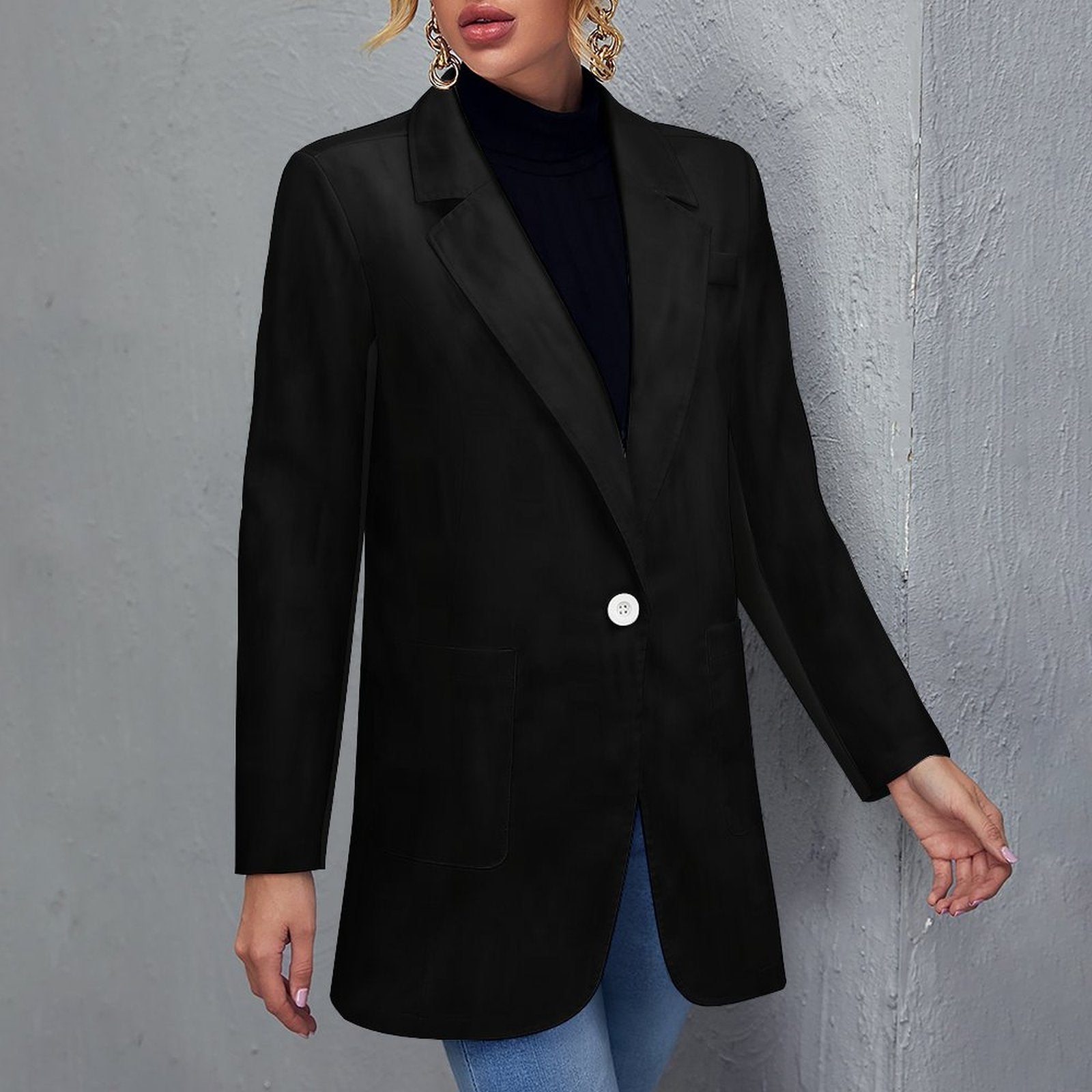 Rich and Rich Women's Black Blazer