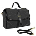 Rich and Rich Women's Leather Black Paw Satchel