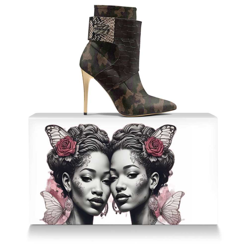Rich and Rich Conchita Camo Future Women's Stiletto