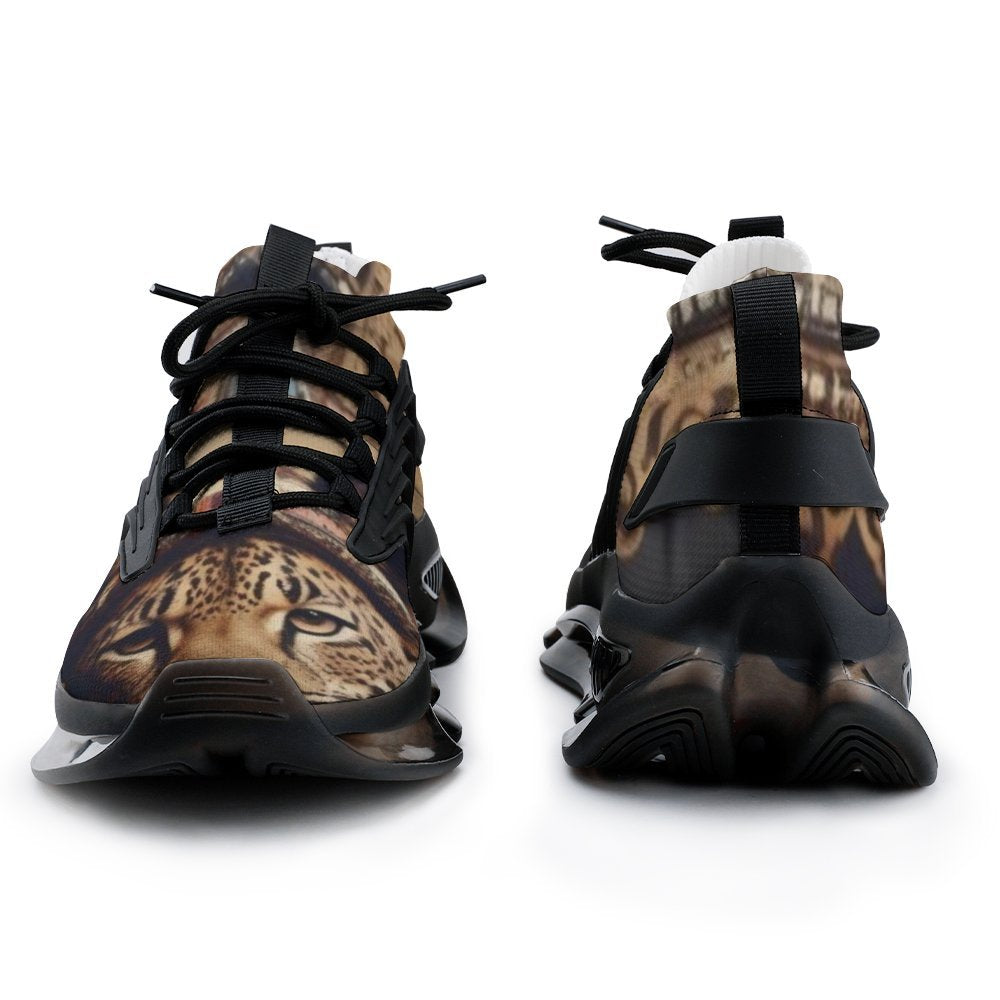 Rich and Rich Lion Elastic Men's Mesh Sneaker Running Shoes