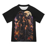 Rich & Rich Midnight Coven Queen Halloween Women's Black T-Shirt