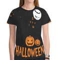 Rich and Rich Halloween graphic black women's all-over print t-shirt