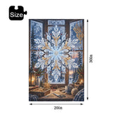 Nordic Snowflake Heritage 1000 Piece Wooden Jigsaw Puzzle