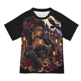 Rich & Rich Midnight Masquerade Queen Halloween Women's Black T-Shirt