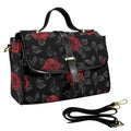 Rich and Rich Red Rose Women's Leather Satchel Bag