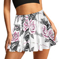 R&RH Pink Roses Skater Skirt with vibrant floral print on soft fabric