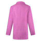 Women's pink swirl pants set with off-shoulder top and matching pink blazer — additional view 15