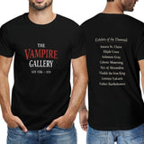 Men's short-sleeve T-shirt from The Vampire Gallery with printed design