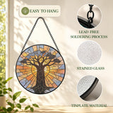 Rich and Rich WanderGlow Tree Of Life Stained Glass Suncatcher 11-8 inch