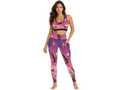 Rich and Rich Pink Nature Inspired Women's Leggings With Pockets