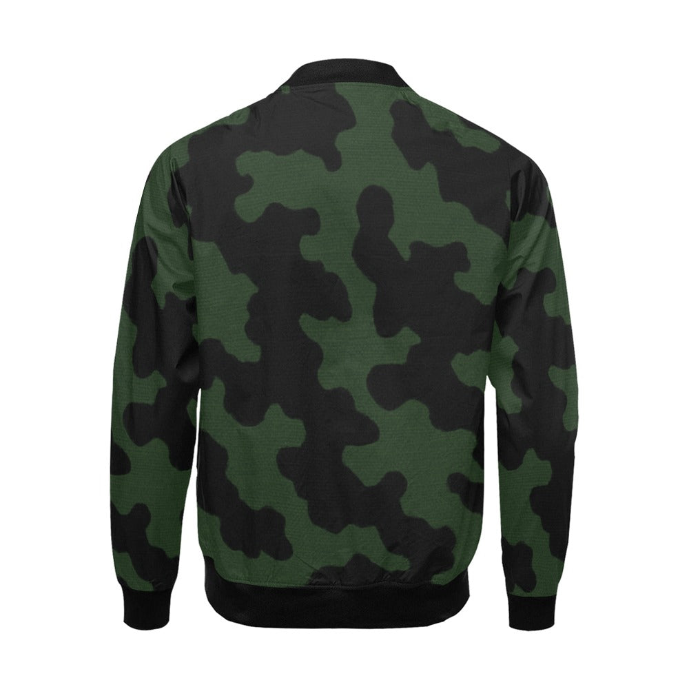 Rich and Rich Green Camo Men's Bomber Jacket