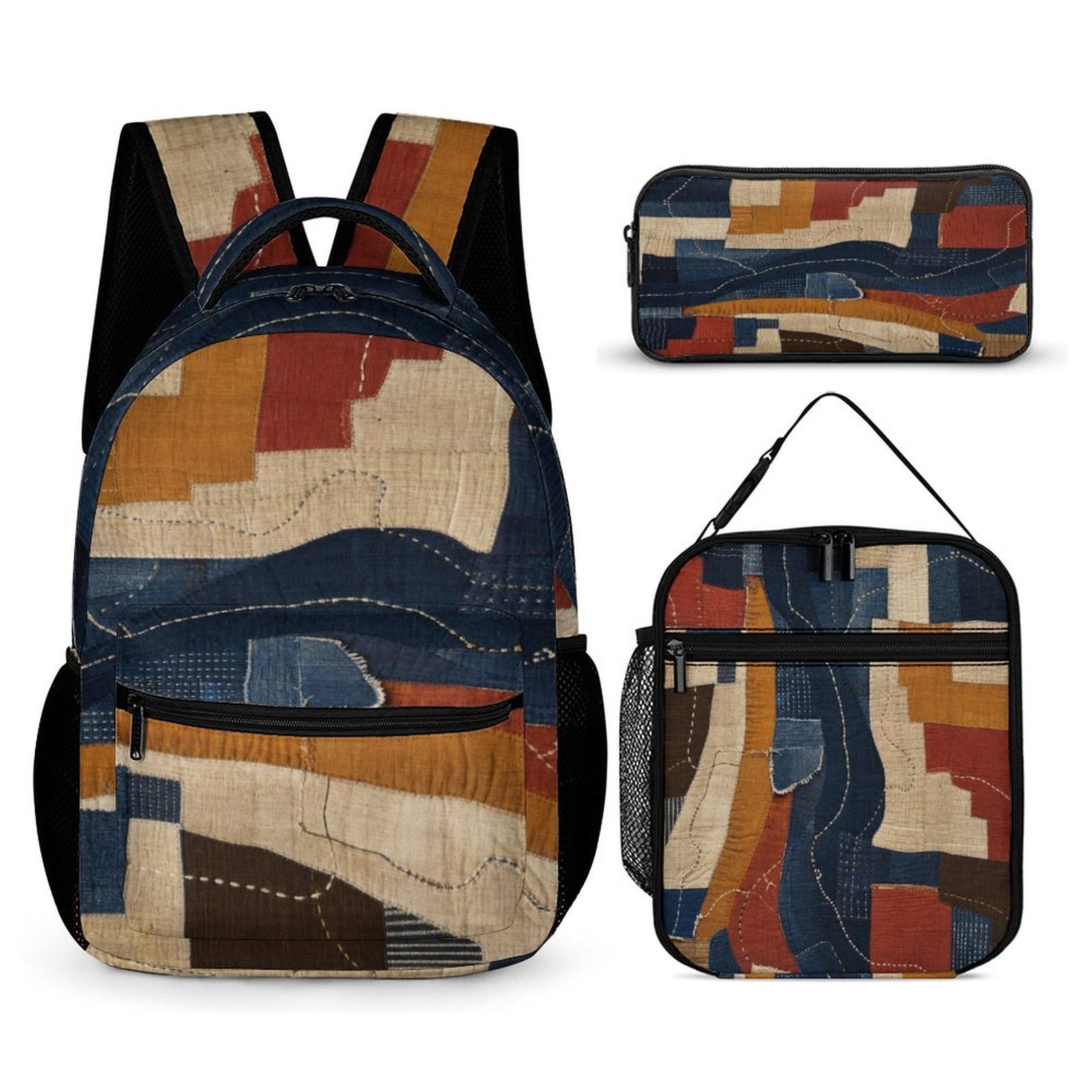Rich and Rich Gee Inspired Three Piece Backpack Combination Set - Rich and Rich Homeopportunities