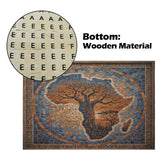 AncientCrafts Baobab Tree of Life 1000‑Piece Wooden Jigsaw Puzzle By Rich and Rich
