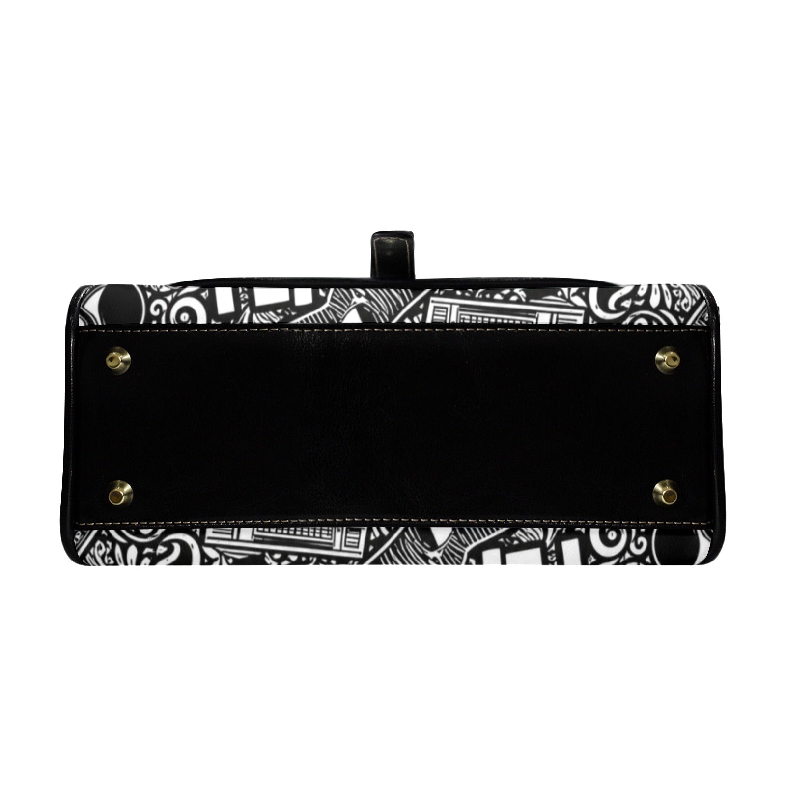 Rich and Rich Women's Fly Girl Leather Black Satchel Bag