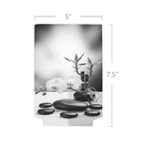 Black and white Feng Shui acrylic photo panel, 5x7.5 inches, UV-resistant print — alternate view