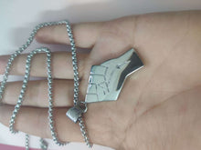 Load image into Gallery viewer, Mens Gold Fist Pendant Necklace in Titanium Steel with Gold Finish
