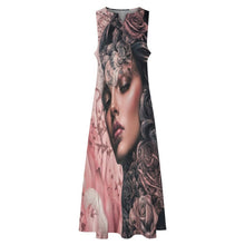 Load image into Gallery viewer, Rich &amp; Rich Women's Rose Goddess Portrait Sleeveless Maxi Dress with Pockets - Rich and Rich Homeopportunities
