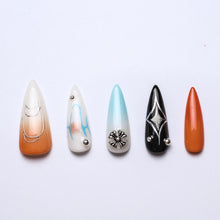 Load image into Gallery viewer, 1064 Handmade Nail Wear Nail Art Reusable Press on Nails False Nails
