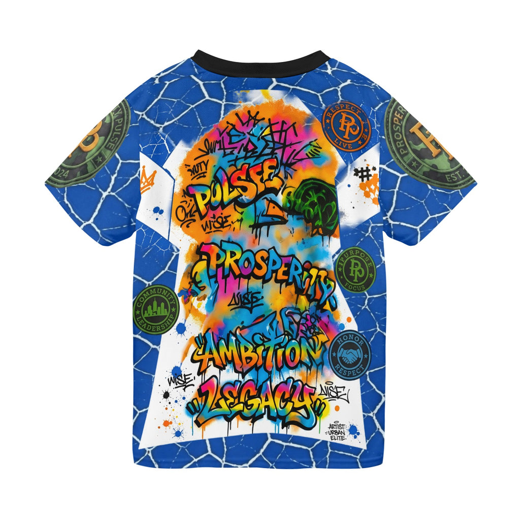 Rich and Rich Men's Blue Prosperity Pulse T-Shirt