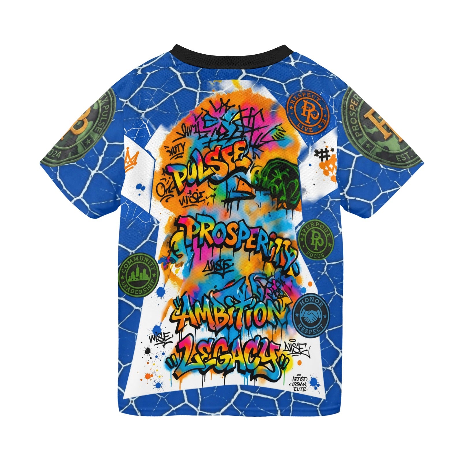 Rich and Rich Men's Blue Prosperity Pulse T-Shirt