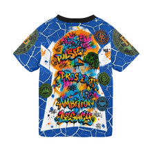 Load image into Gallery viewer, Rich and Rich Men's Blue Prosperity Pulse T-Shirt - Rich and Rich Homeopportunities
