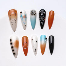Load image into Gallery viewer, 1064 Handmade Nail Wear Nail Art Reusable Press on Nails False Nails
