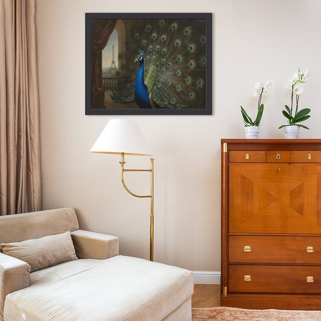 Rich and Rich Home Wooden Frame Painting 40x30cm in premium wood finish