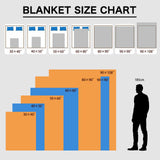 King-size Sherpa fleece blanket with tribal Elegance Harmony design, 90 by 108 inches — product detail