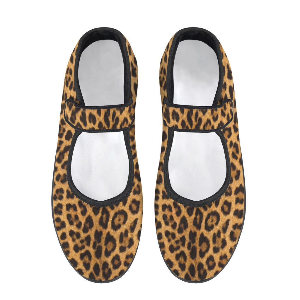 Rich and Rich Brown Animal Print Women's Mary Jane's
