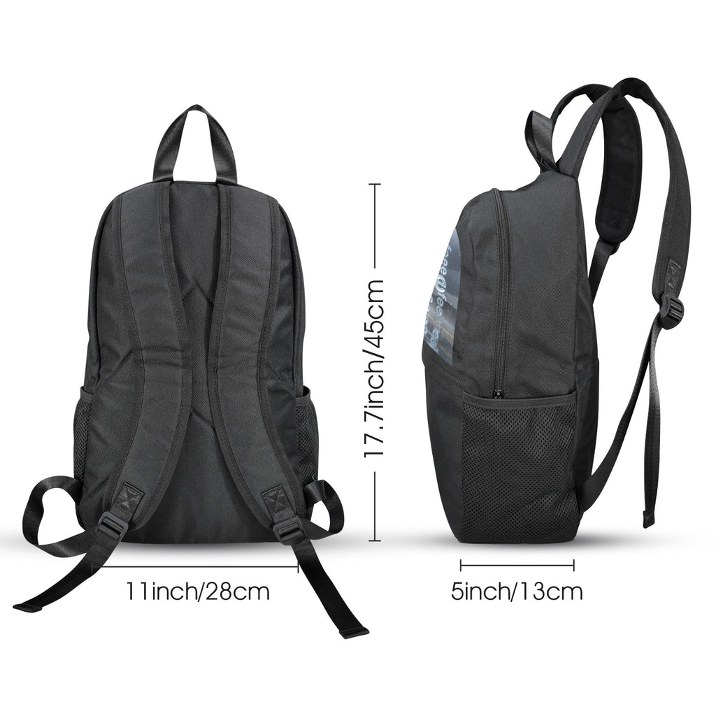 Rich and Rich Feel The Courage Unisex Black Backpack