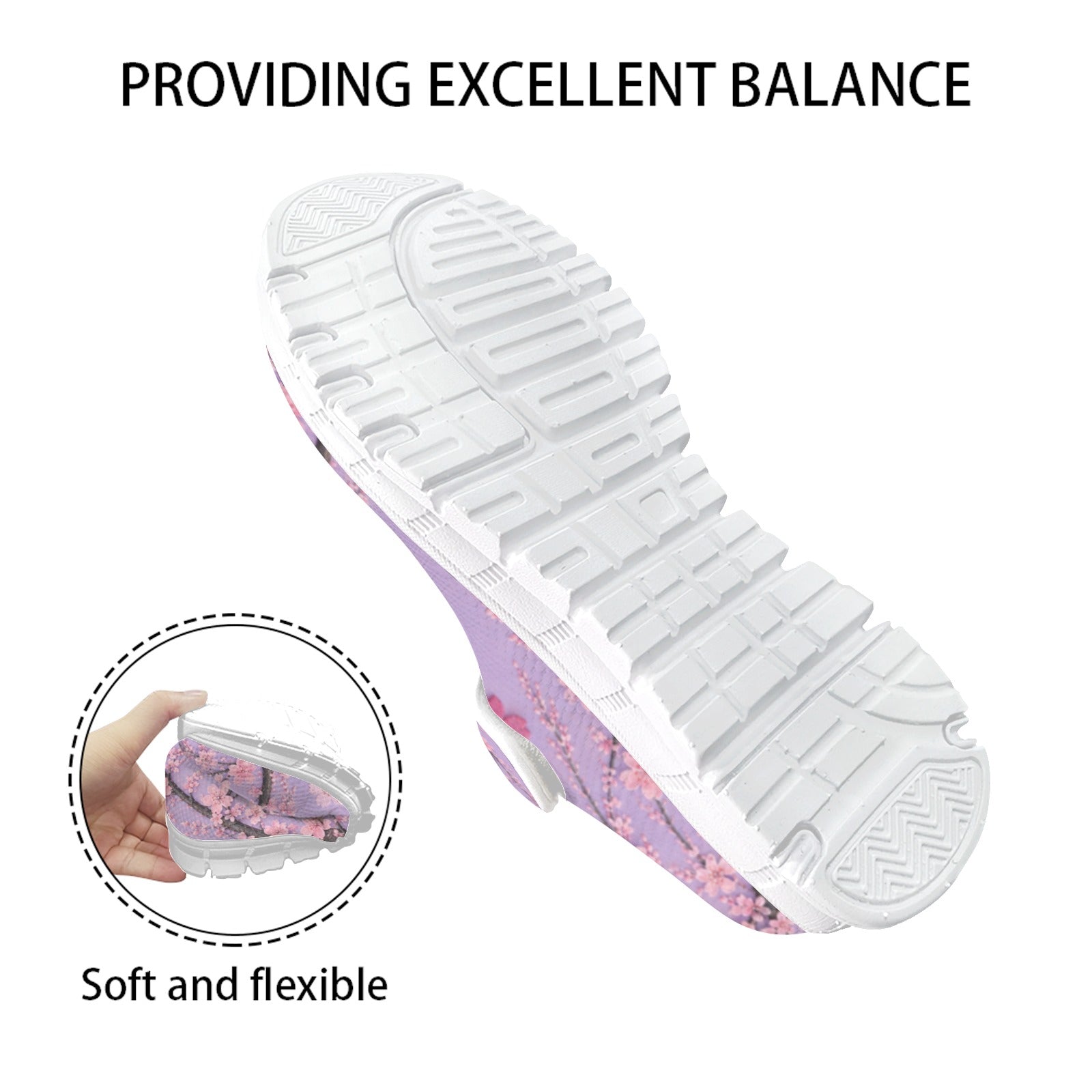 Japanese Cherry Blossom Women's Pink Mary Jane Shoes
