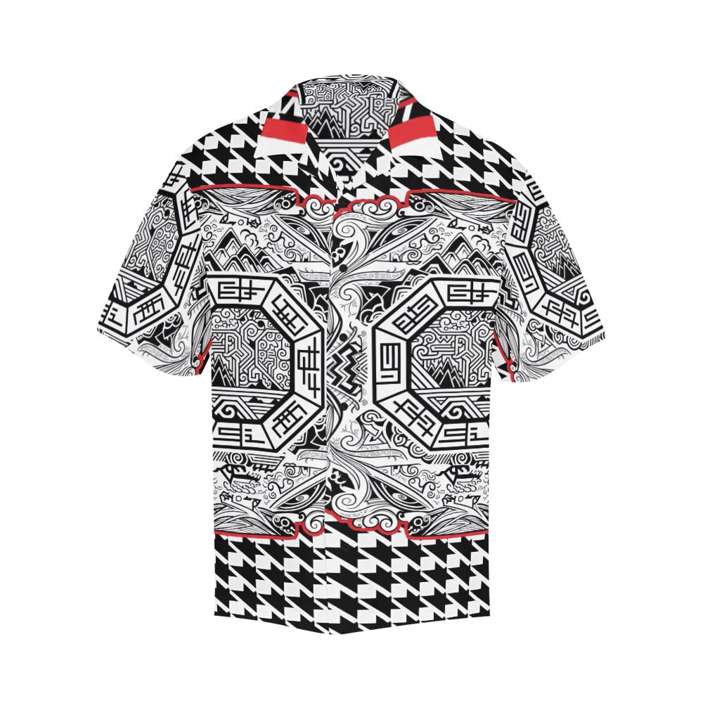 Rich and Rich Black and Red Trim Designer Shirt