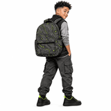 a Tech Athletic Boys Green Large Capacity Backpack