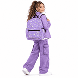 a Y2K Pop Girls Lavendar Large Capacity Backpack