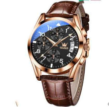 Load image into Gallery viewer, OLEVS Luxury Waterproof Quartz Watch for Men with Luminous Features
